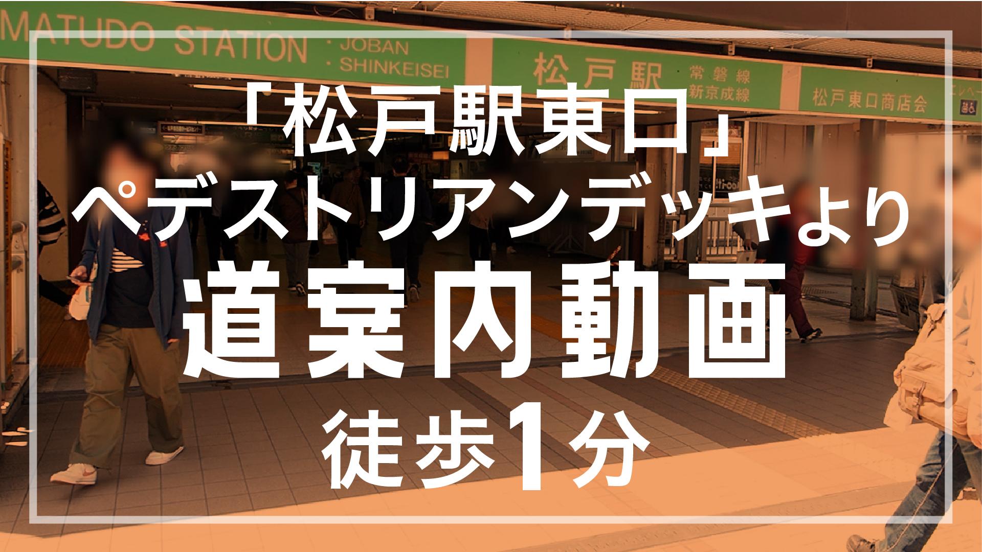 ほねキング 松戸駅東口整骨院(松戸市の整骨院・整体・接骨院) 松戸駅東口整骨院 道案内サムネイル画像